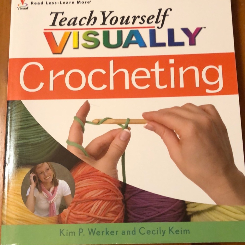 Crochet instruction book perfect condition.